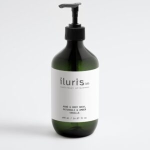 iluris Lab Hand & Body Wash – Patchouli & Amber Vanilla 490ml