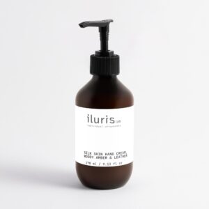 iluris Lab Silk Skin Hand Cream – Woody Amber & Leather 270 ml